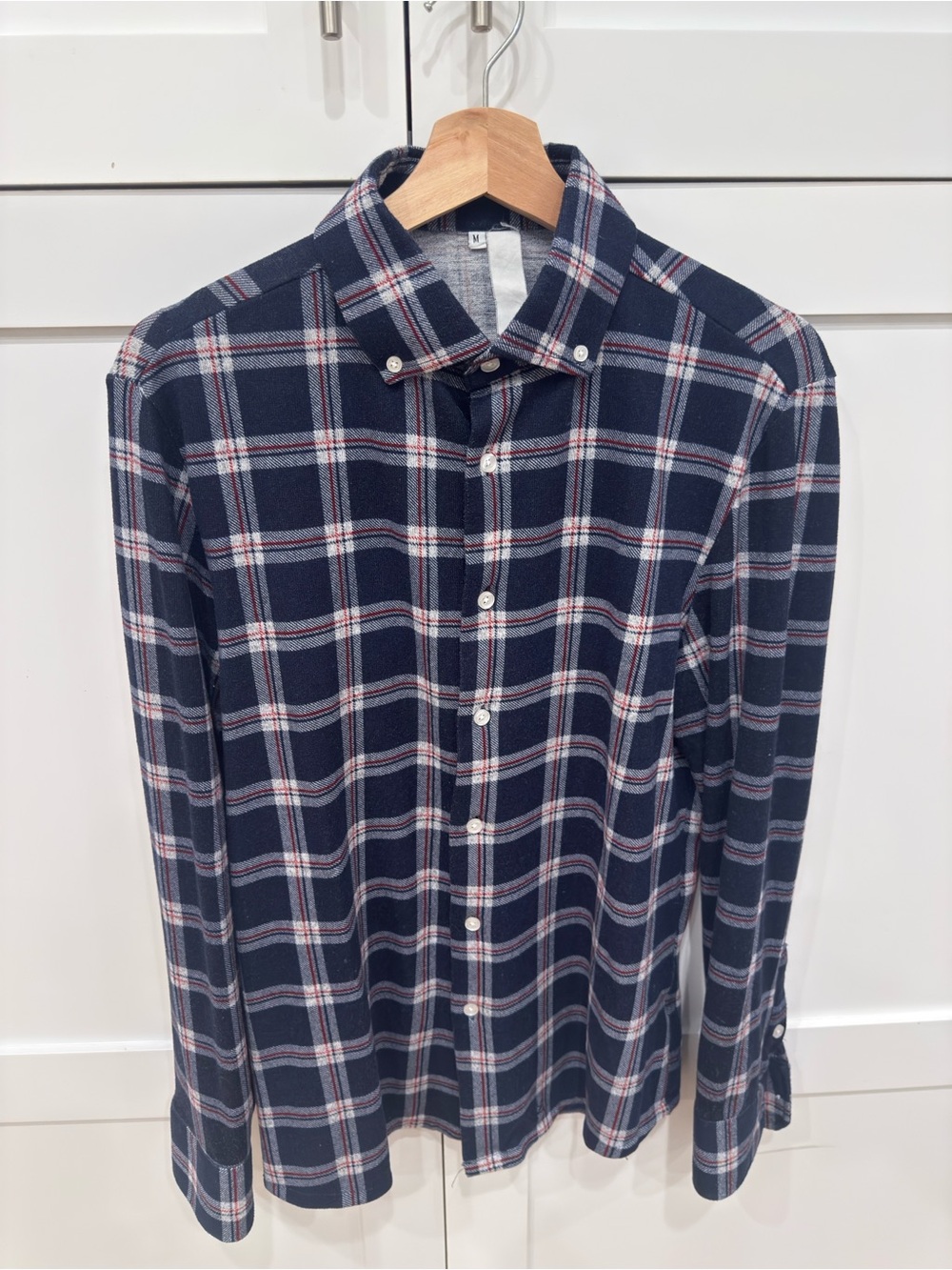 Men's State & Liberty Navy Plaid Button-Down Shirt - Classic Casual